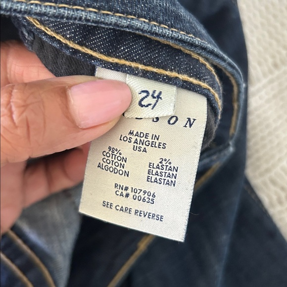 y2k Hudson Jeans Women's Classic Blue Bootcut size 24 - Picture 8 of 11